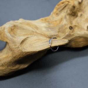 Tanzanite Oval Stone Ring Silver, Size 52