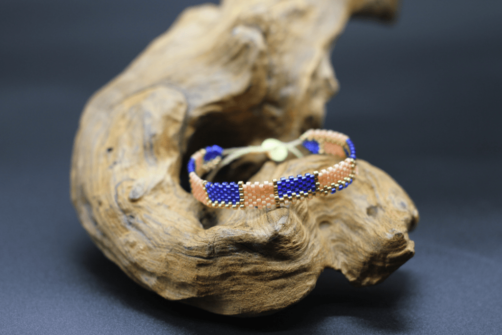 Bracelet Bricks Koralle