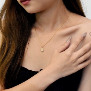 Scarab Necklace Gold