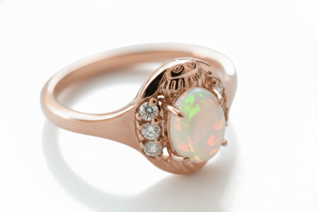 Scarab Ring Rosé, Size 53