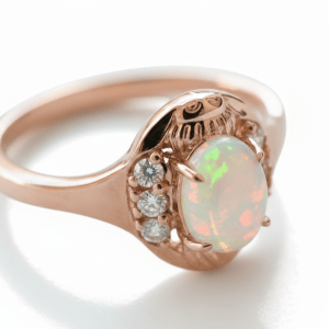 Scarab Ring Rosé, Size 53