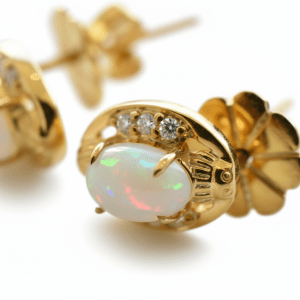 Scarab Earrings Gold