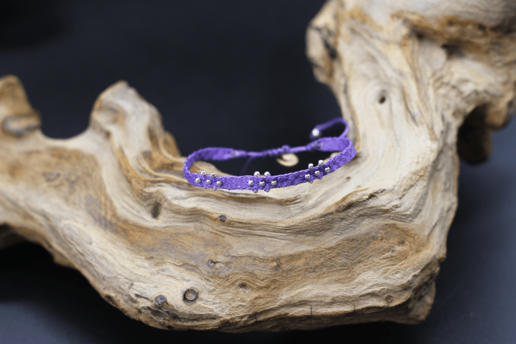 Bracelet Flowers Lavender