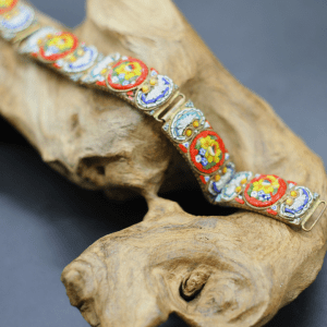 Vint.Ant. Flowerbed Micromosaic Bracelet