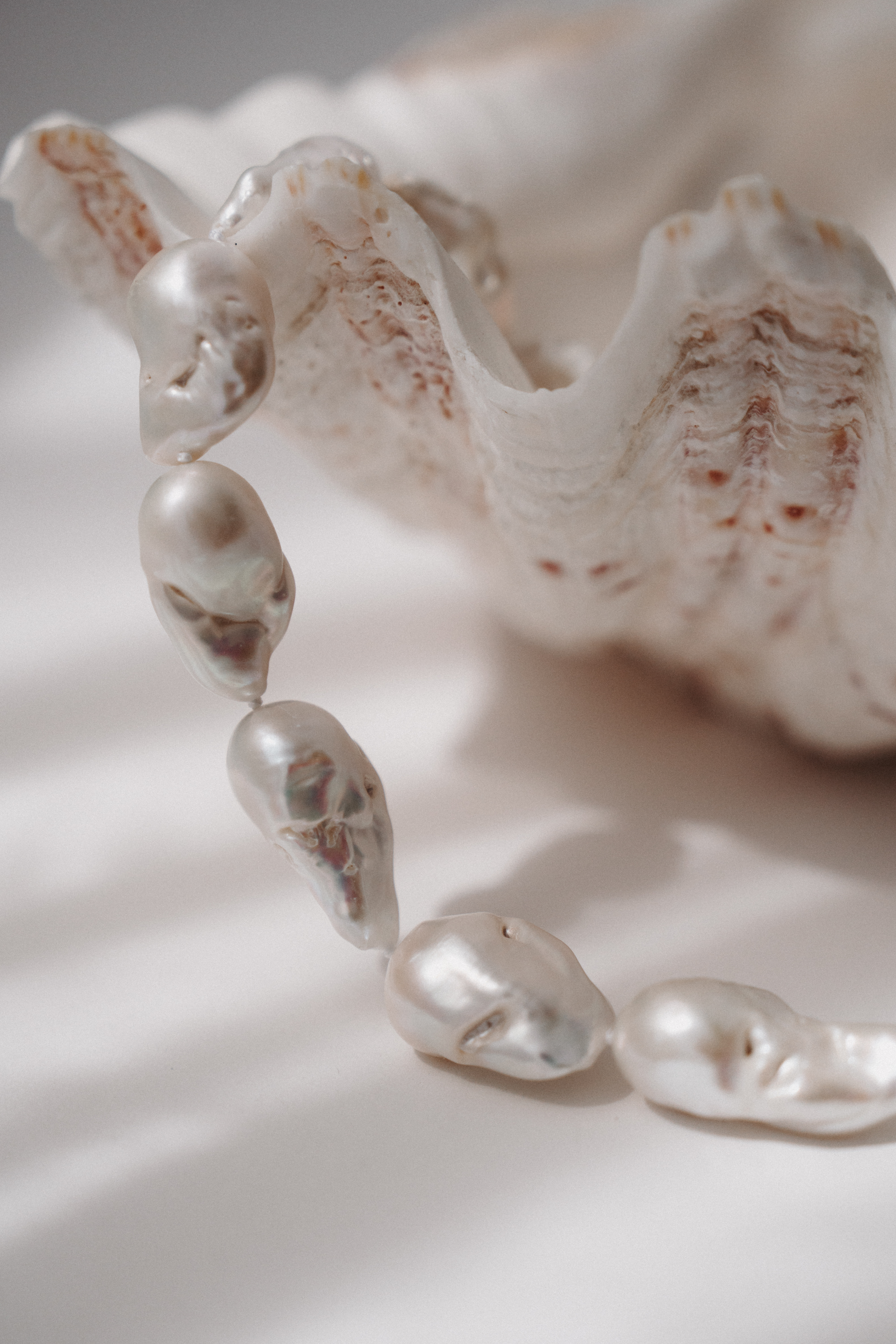 Wonderful HANDMADE UNIQUE ARDECO BAROQUE PEARL necklace