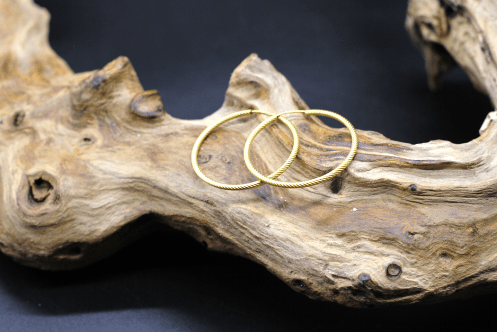 Vint.Ant. 14 Carat Hoop Earrings