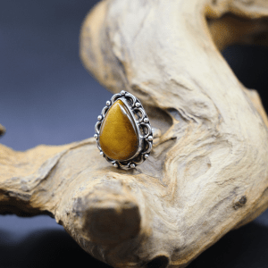 Vint.Ant. Tiger Eye Silver Ring